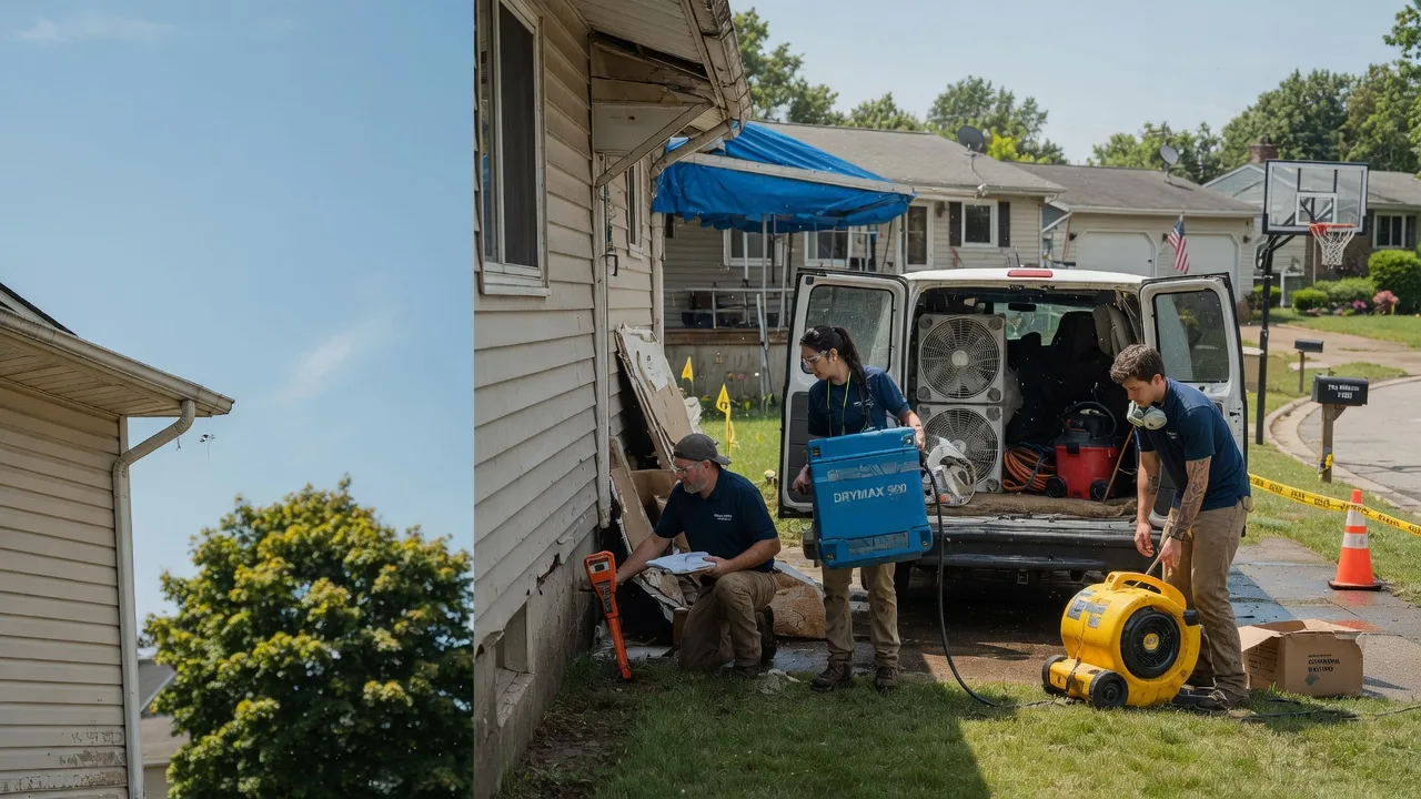 Ceiling Leak Cleanup in South Bend, IN near me