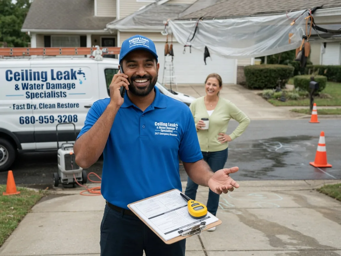 Ceiling Leak Cleanup South Bend, IN FAQs